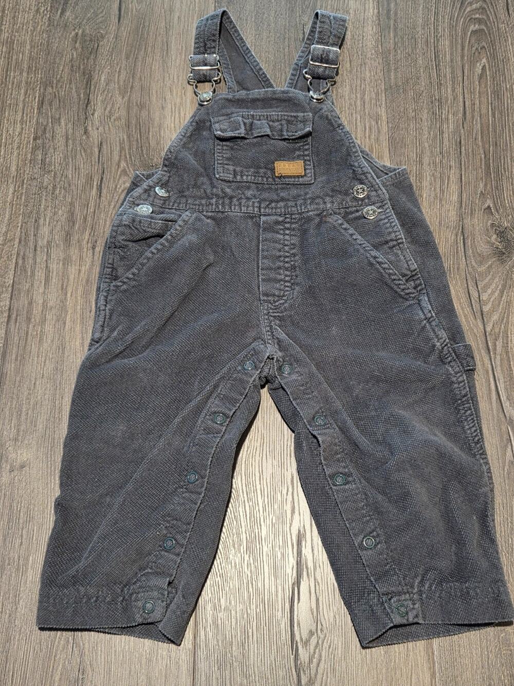 Vintage Y2K McKids Urban Adventure Overalls McDonalds Baby Boy Bibs Size 24M